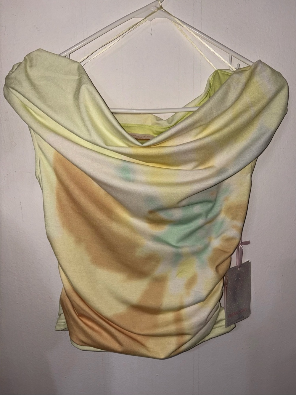 Viora Lane tie dye off shoulder shirt Size M - New